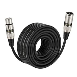 Cable audio XLR(M)-XLR(H) 20 m